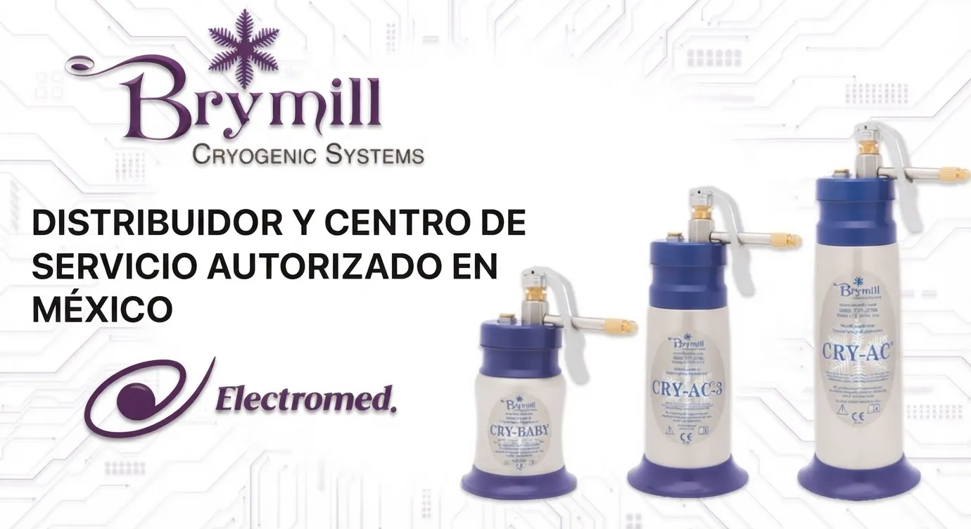 Equipos de criocirugía Brymill en Electromed México